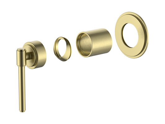 Wollemi Wall Shower/Bath Mixer Brushed Gold