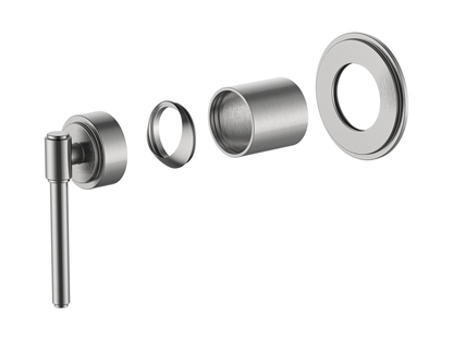 Wollemi Wall Shower/Bath Mixer Brushed Nickel