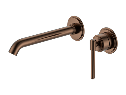 Wollemi Wall Basin/Bath Mixer Brushed Copper