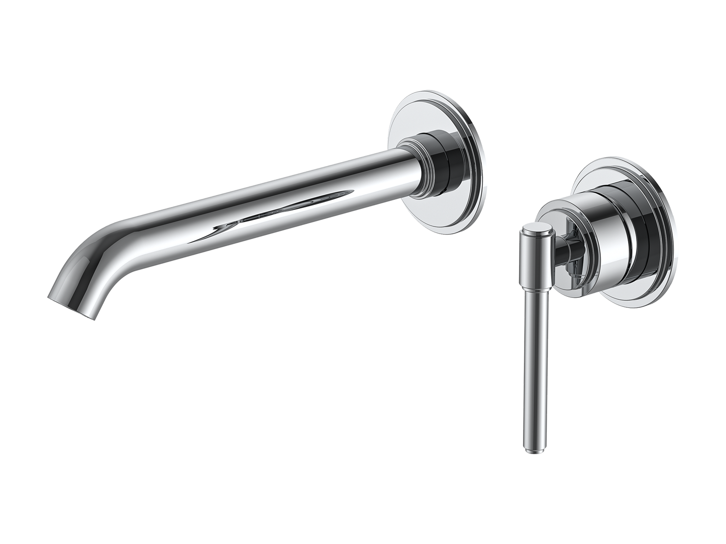 Wollemi Wall Basin/Bath Mixer Chrome