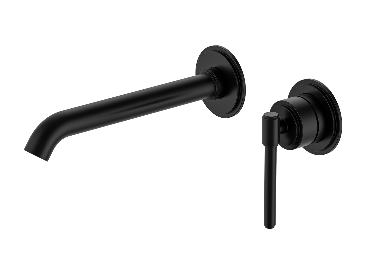 Wollemi Wall Basin/Bath Mixer Matte Black