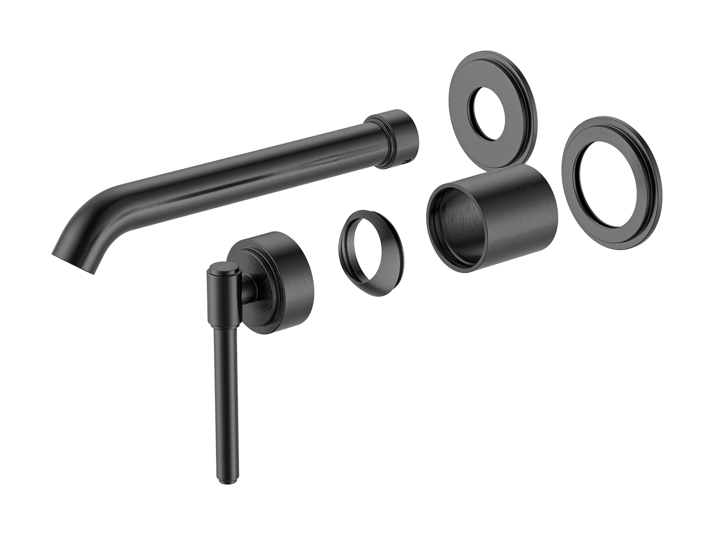 Wollemi Wall Basin/Bath Mixer Gun Metal