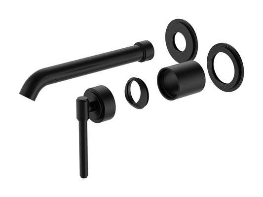 Wollemi Wall Basin/Bath Mixer Matte Black
