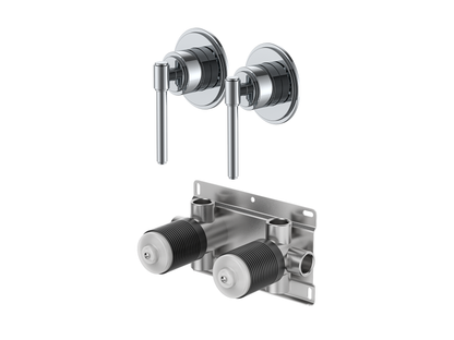 Wollemi Twin Shower/Bath Mixer Separate Plates