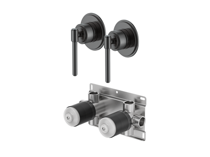 Wollemi Twin Shower/Bath Mixer Separate Plates