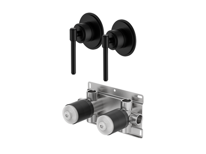 Wollemi Twin Shower/Bath Mixer Separate Plates
