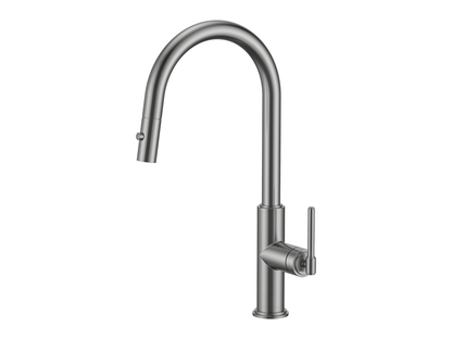 Wollemi Gooseneck Pullout Sink Mixer with Vegie Spray