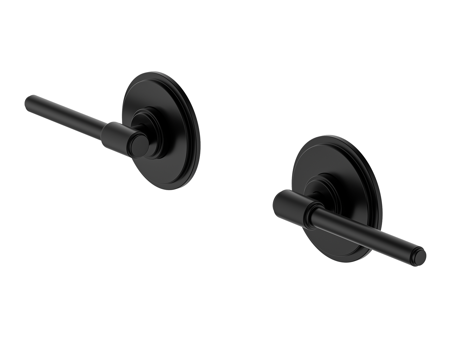Wollemi Lever 1/4 Turn Wall Top Assemblies Matte Black